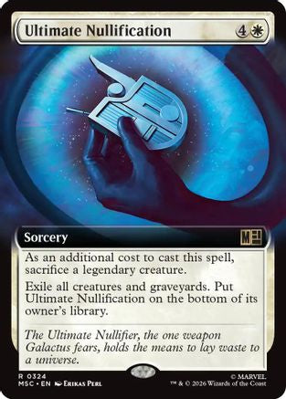 Ultimate Nullification (Extended Art) (MSC-324) - Commander: Marvel Super Heroes Foil-1