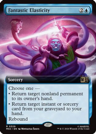 Fantastic Elasticity (Extended Art) (MSC-329) - Commander: Marvel Super Heroes-1