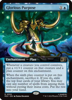 Glorious Purpose (Extended Art) (MSC-330) - Commander: Marvel Super Heroes-1