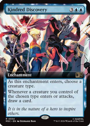 Kindred Discovery (Extended Art) (MSC-334) - Commander: Marvel Super Heroes-1
