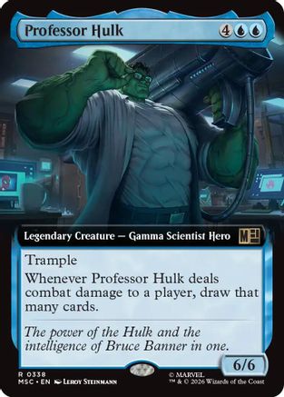 Professor Hulk (Extended Art) (MSC-338) - Commander: Marvel Super Heroes Foil-1