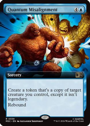 Quantum Misalignment (Extended Art) (MSC-339) - Commander: Marvel Super Heroes-1