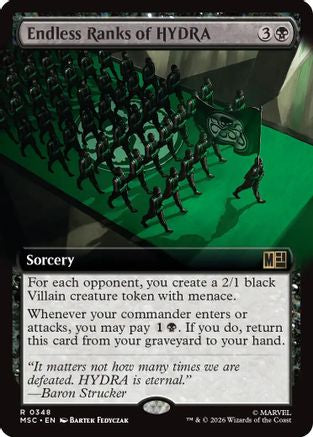 Endless Ranks of HYDRA (Extended Art) (MSC-348) - Commander: Marvel Super Heroes-1