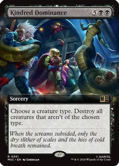 Kindred Dominance (Extended Art) (MSC-351) - Commander: Marvel Super Heroes-1