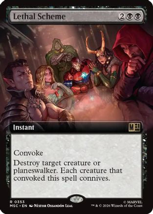 Lethal Scheme (Extended Art) (MSC-353) - Commander: Marvel Super Heroes Foil-1