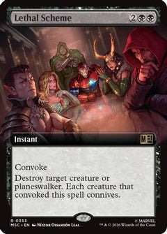 Lethal Scheme (Extended Art) (MSC-353) - Commander: Marvel Super Heroes Foil-1