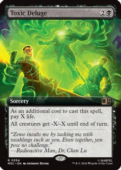 Toxic Deluge (Extended Art) (MSC-354) - Commander: Marvel Super Heroes Foil-1