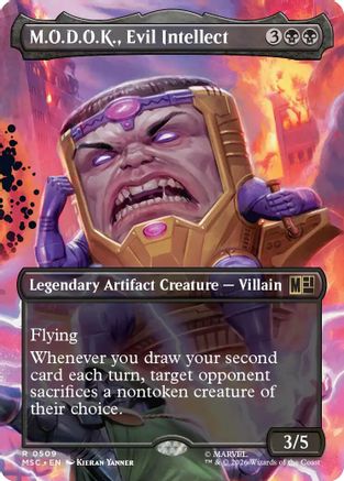 M.O.D.O.K., Evil Intellect (Borderless) (MSC-509) - Commander: Marvel Super Heroes-1