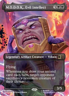 M.O.D.O.K., Evil Intellect (Borderless) (MSC-509) - Commander: Marvel Super Heroes Foil-1