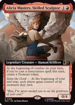 Alicia Masters, Skilled Sculptor (Extended Art) (MSC-356) - Commander: Marvel Super Heroes Foil-1