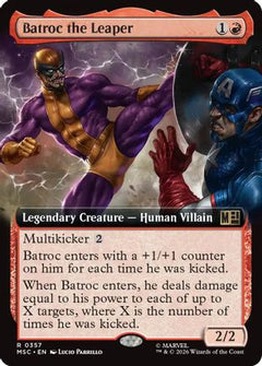Batroc the Leaper (Extended Art) (MSC-357) - Commander: Marvel Super Heroes-1
