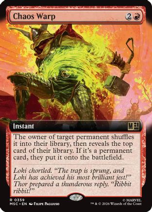 Chaos Warp (Extended Art) (MSC-359) - Commander: Marvel Super Heroes-1