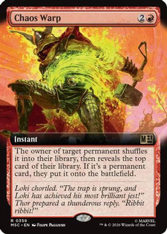 Chaos Warp (Extended Art) (MSC-359) - Commander: Marvel Super Heroes Foil-1