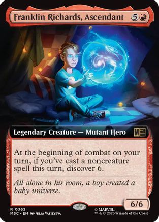 Franklin Richards, Ascendant (Extended Art) (MSC-362) - Commander: Marvel Super Heroes-1