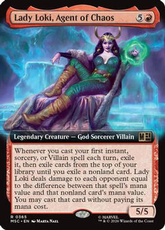Lady Loki, Agent of Chaos (Extended Art) (MSC-365) - Commander: Marvel Super Heroes Foil-1
