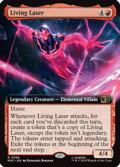 Living Laser (Extended Art) (MSC-366) - Commander: Marvel Super Heroes-1