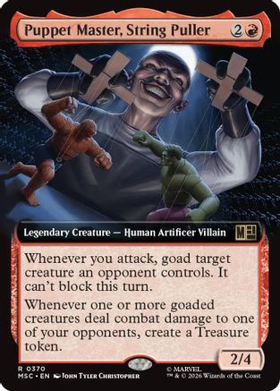 Puppet Master, String Puller (Extended Art) (MSC-370) - Commander: Marvel Super Heroes-1