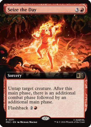 Seize the Day (Extended Art) (MSC-371) - Commander: Marvel Super Heroes Foil-1