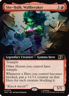 She-Hulk, Wallbreaker (Extended Art) (MSC-372) - Commander: Marvel Super Heroes-1