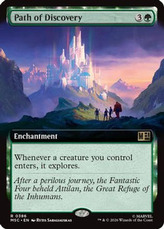 Path of Discovery (Extended Art) (MSC-386) - Commander: Marvel Super Heroes Foil-1