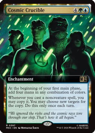 Cosmic Crucible (Extended Art) (MSC-397) - Commander: Marvel Super Heroes-1