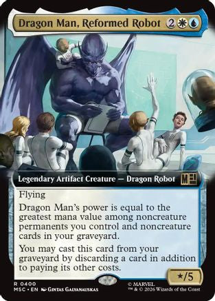 Dragon Man, Reformed Robot (Extended Art) (MSC-400) - Commander: Marvel Super Heroes-1
