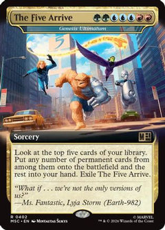 The Five Arrive - Genesis Ultimatum (Extended Art) (MSC-402) - Commander: Marvel Super Heroes Foil-1