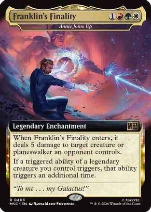 Franklin's Finality - Annie Joins Up (Extended Art) (MSC-403) - Commander: Marvel Super Heroes-1