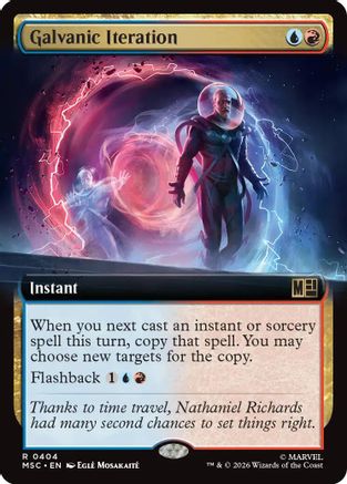 Galvanic Iteration (Extended Art) (MSC-404) - Commander: Marvel Super Heroes Foil-1