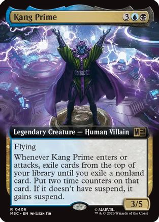 Kang Prime (Extended Art) (MSC-406) - Commander: Marvel Super Heroes Foil-1