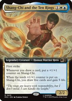 Shang-Chi and the Ten Rings (Extended Art) (MSC-415) - Commander: Marvel Super Heroes Foil-1