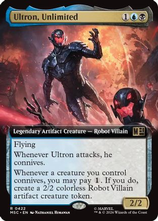 Ultron, Unlimited (Extended Art) (MSC-422) - Commander: Marvel Super Heroes-1