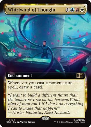 Whirlwind of Thought (Extended Art) (MSC-424) - Commander: Marvel Super Heroes-1