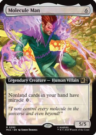 Molecule Man (Extended Art) (MSC-292) - Commander: Marvel Super Heroes-1