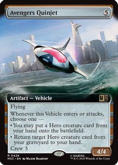 Avengers Quinjet (Extended Art) (MSC-426) - Commander: Marvel Super Heroes Foil-1