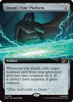 Doom's Time Platform (Extended Art) (MSC-431) - Commander: Marvel Super Heroes Foil-1
