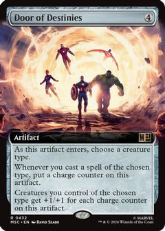 Door of Destinies (Extended Art) (MSC-432) - Commander: Marvel Super Heroes Foil-1