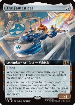 The Fantasticar (Extended Art) (MSC-433) - Commander: Marvel Super Heroes-1