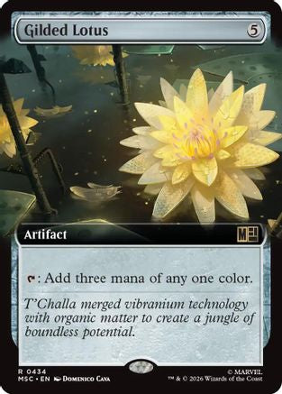 Gilded Lotus (Extended Art) (MSC-434) - Commander: Marvel Super Heroes Foil-1