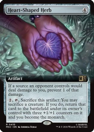 Heart-Shaped Herb (Extended Art) (MSC-435) - Commander: Marvel Super Heroes-1