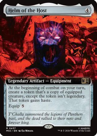Helm of the Host (Extended Art) (MSC-437) - Commander: Marvel Super Heroes Foil-1