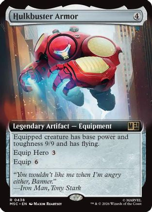 Hulkbuster Armor (Extended Art) (MSC-438) - Commander: Marvel Super Heroes-1