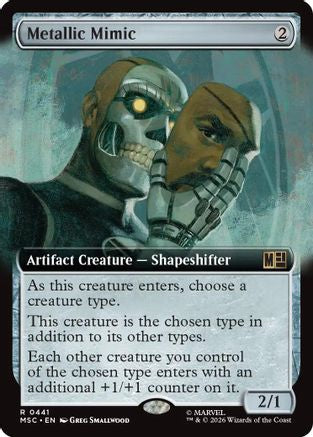 Metallic Mimic (Extended Art) (MSC-441) - Commander: Marvel Super Heroes Foil-1