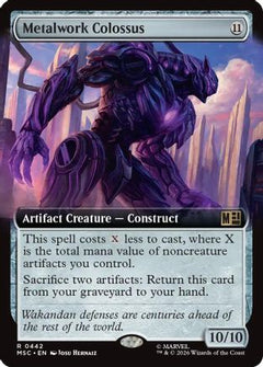 Metalwork Colossus (Extended Art) (MSC-442) - Commander: Marvel Super Heroes-1