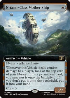 N'Yami-Class Mother Ship (Extended Art) (MSC-444) - Commander: Marvel Super Heroes Foil-1