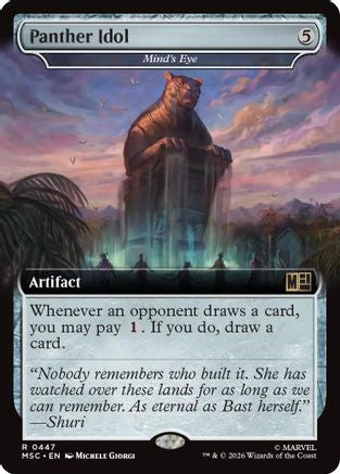 Panther Idol - Mind's Eye (Extended Art) (MSC-447) - Commander: Marvel Super Heroes-1
