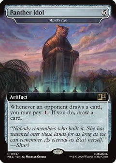 Panther Idol - Mind's Eye (Extended Art) (MSC-447) - Commander: Marvel Super Heroes Foil-1
