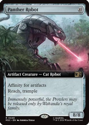 Panther Robot (Extended Art) (MSC-448) - Commander: Marvel Super Heroes Foil-1