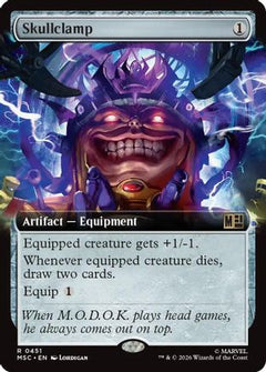 Skullclamp (Extended Art) (MSC-451) - Commander: Marvel Super Heroes Foil-1