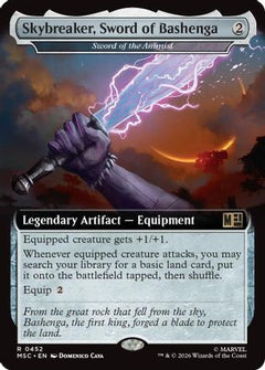 Skybreaker, Sword of Bashenga - Sword of the Animist (Extended Art) (MSC-452) - Commander: Marvel Super Heroes-1